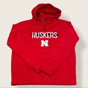 Adidas Mens Climwarm Nebraska Huskers Hoodie
